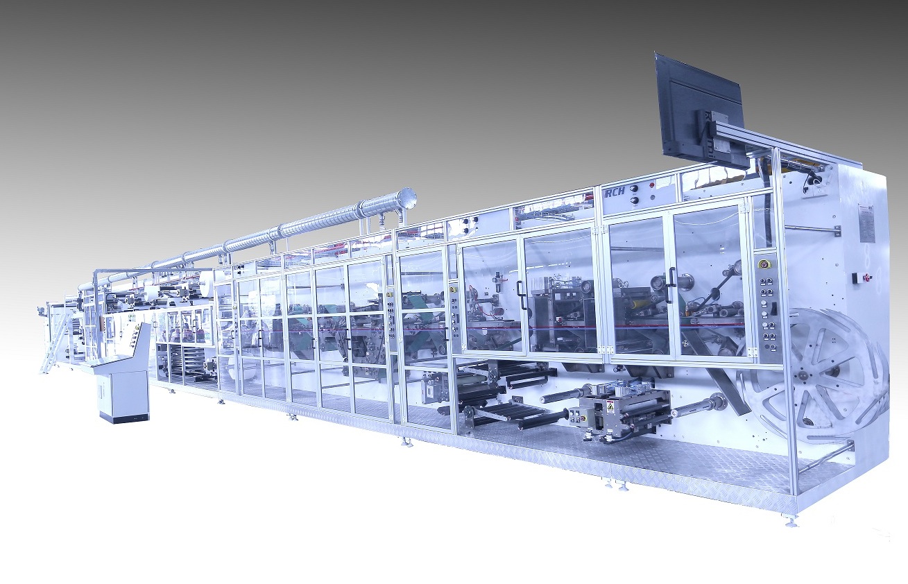 Завод по производству одноразовых подгузников с полным сервоприводом